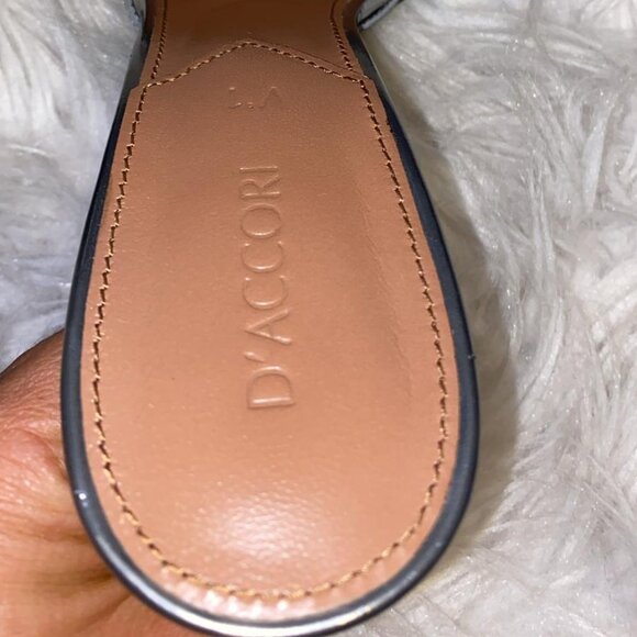 D'Accori Women's Silver Lust Slip-On Mule Heel Shoe - Picture 4 of 12